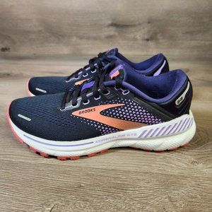 Brooks Adrenaline GTS 22 Women's Running Shoes Size 7 B (Medium) Blue Pink